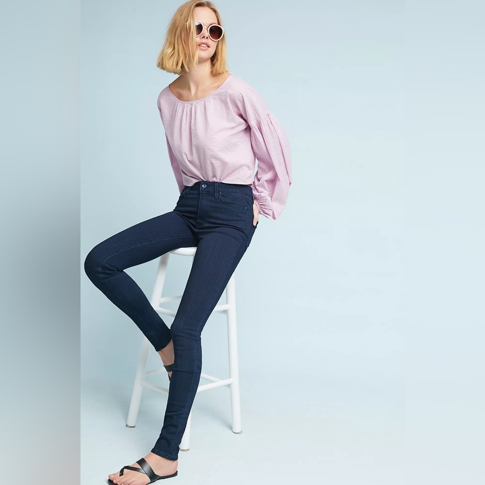 Paige Leggy High-Rise Ultra Skinny Jeans extra long